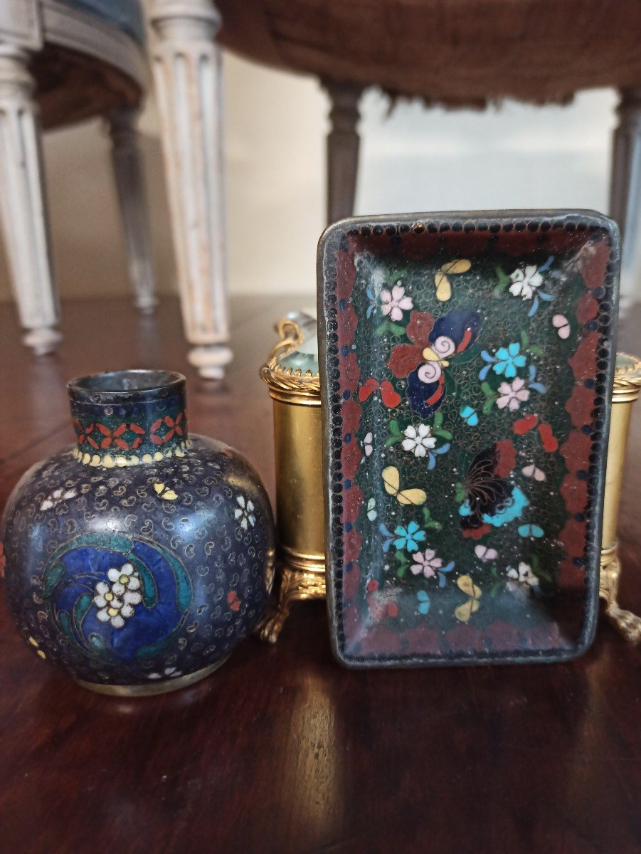 Cloisonnés Asie XIXe Siècle