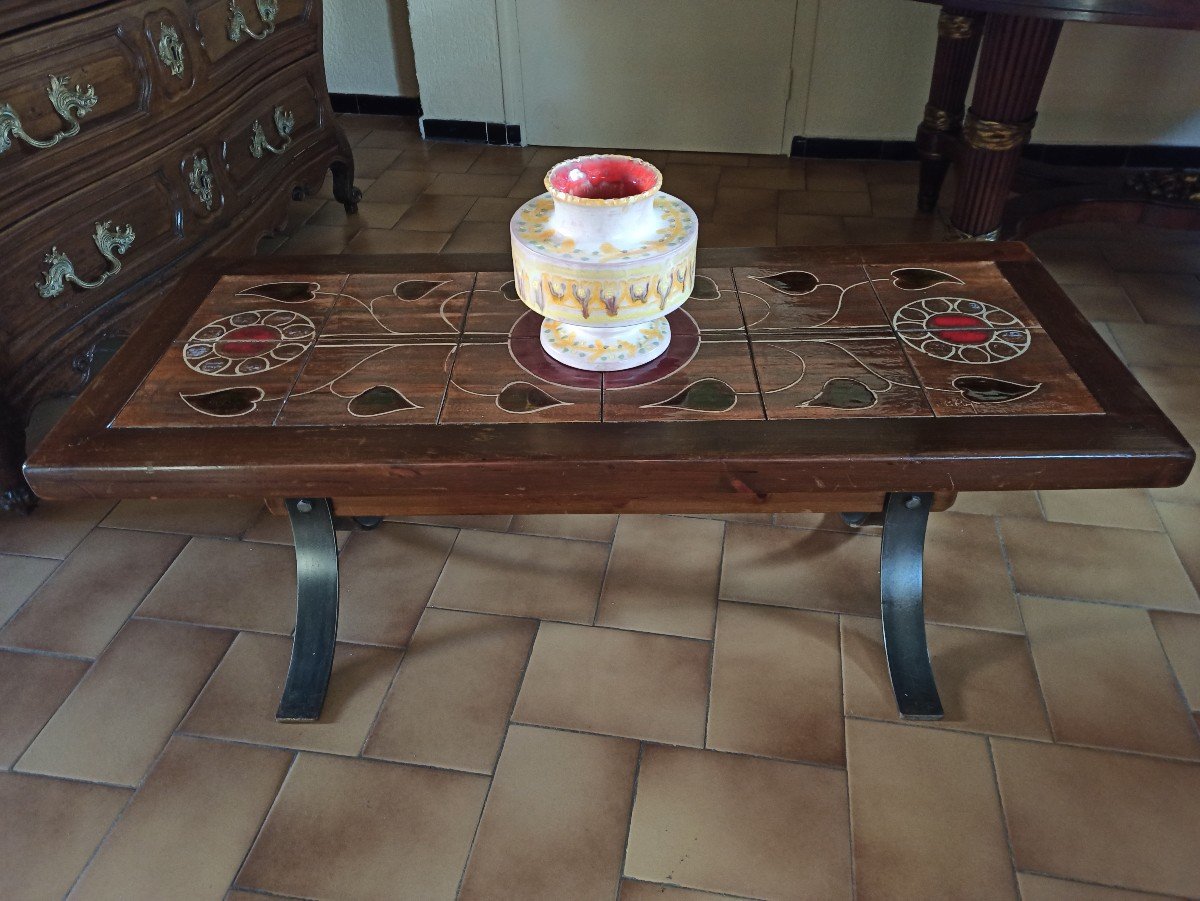 Vintage Ceramic Coffee Table