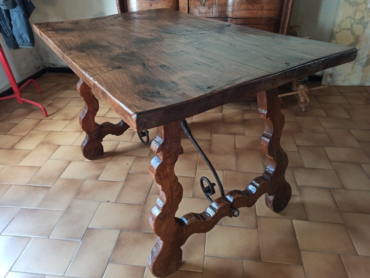 19th Century Spanish Walnut Table