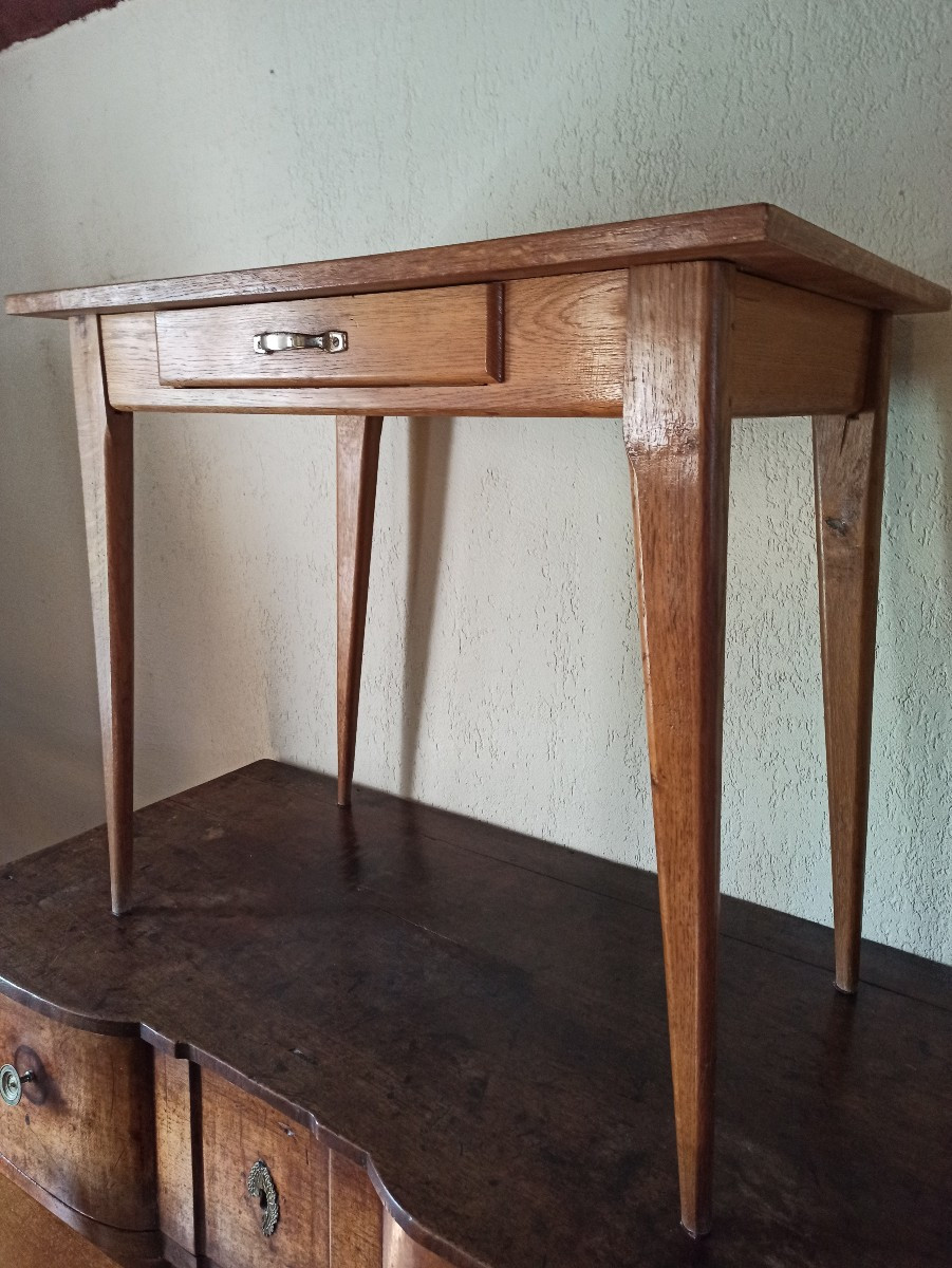 Small Vintage Desk Or Side Table-photo-2