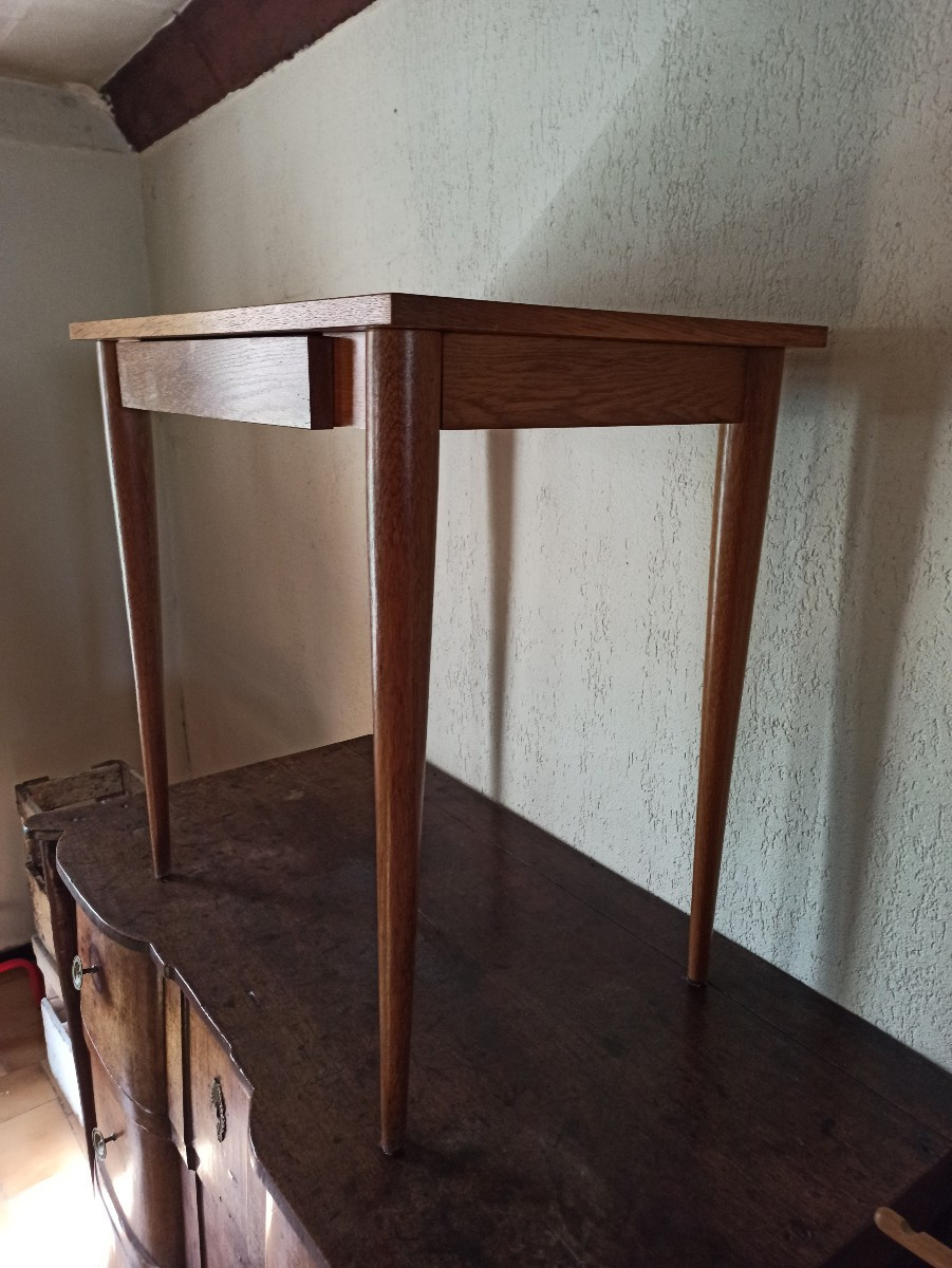 Petite Table d'Appoint Ou Bureau Vintage-photo-2