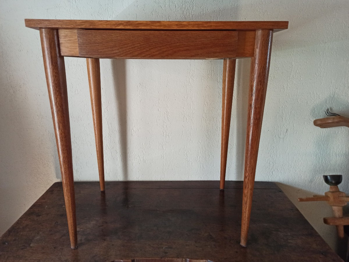 Petite Table d'Appoint Ou Bureau Vintage