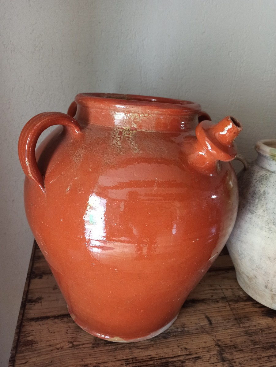 Set Of 3 Terracotta Jars-photo-3