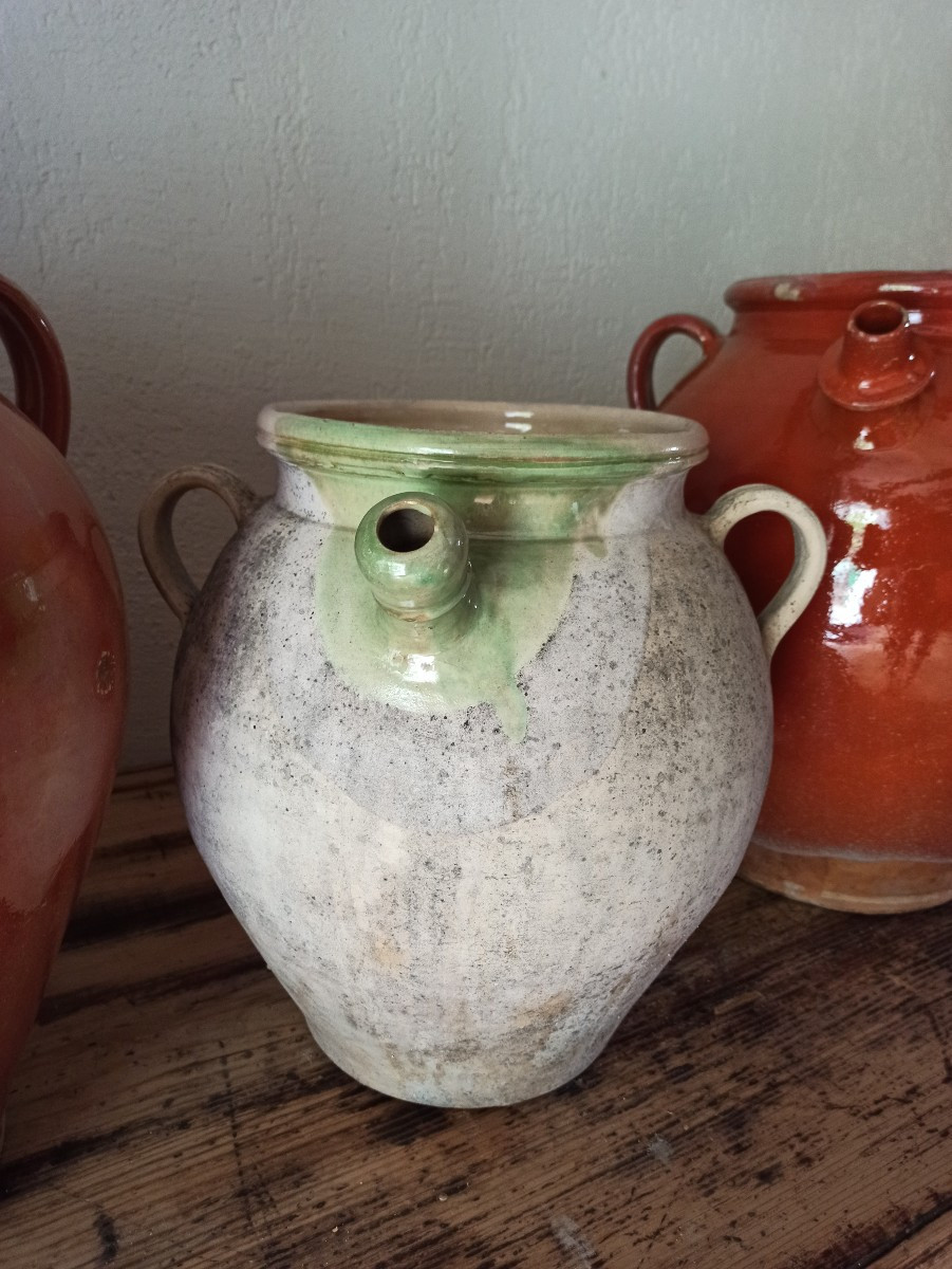 Set Of 3 Terracotta Jars-photo-4