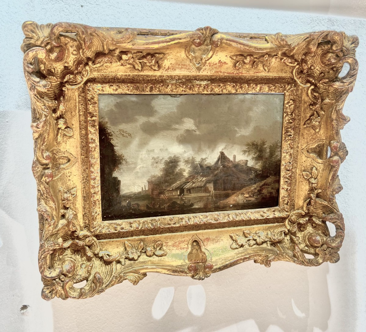 Pair Of Late 18th Century Paintings-photo-3