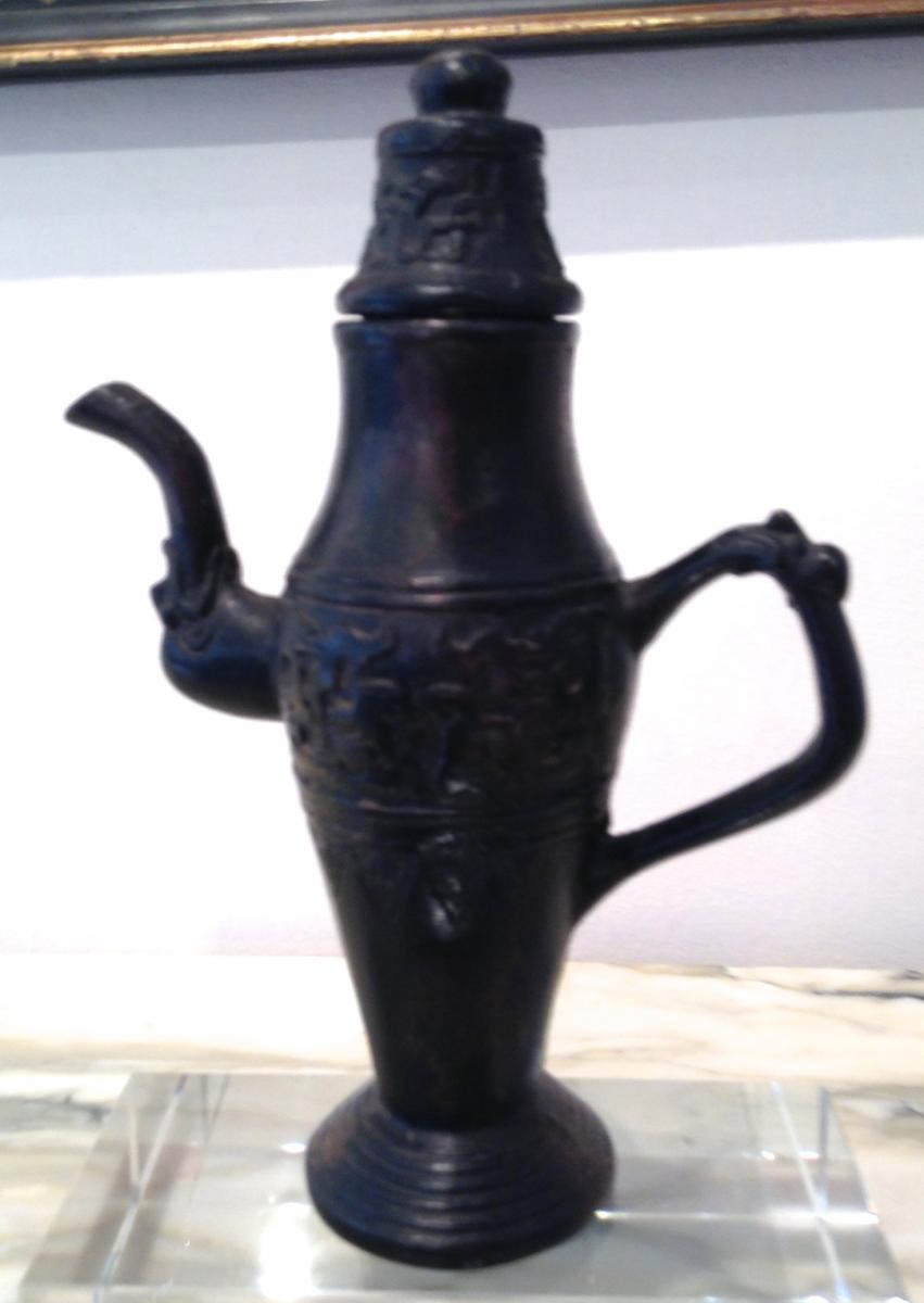 Chinese Vase In Bronze-photo-2