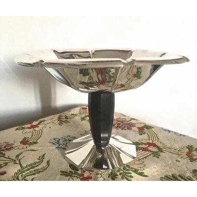 Art Deco Cup Silver Metal
