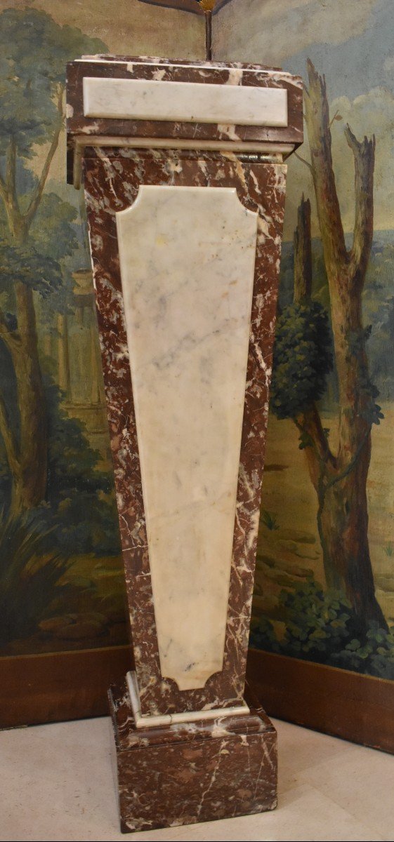 Sheath In Royal Red Marble Napoleon III Period XIX-photo-2