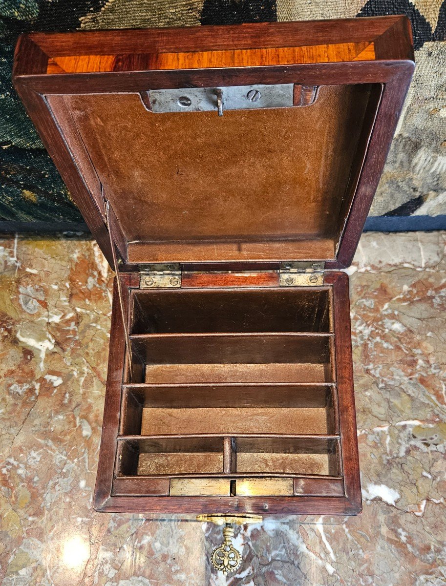 18th Century Marquetry Box -photo-3