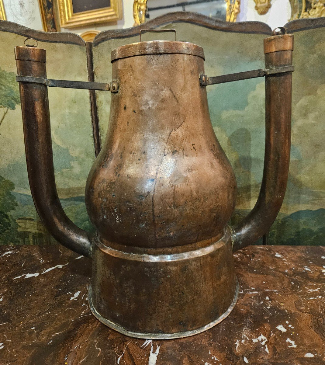 18th Century Copper Water Heater -photo-2