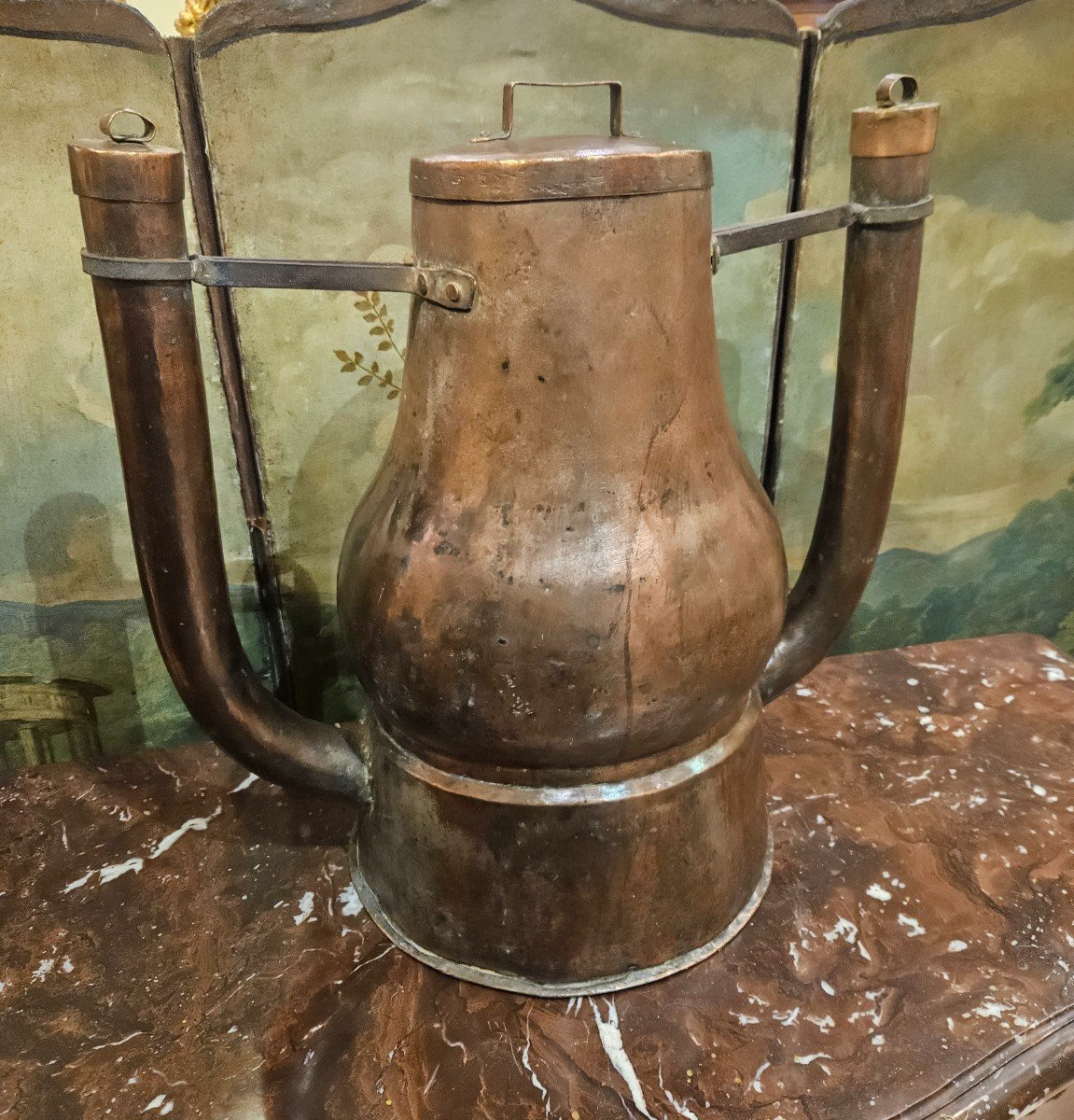 18th Century Copper Water Heater -photo-3