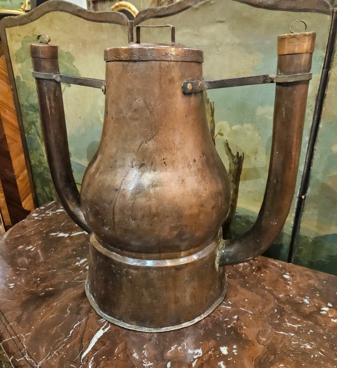 18th Century Copper Water Heater -photo-4