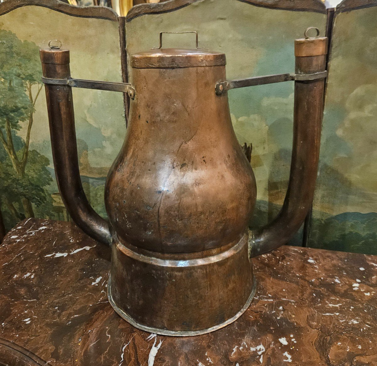 18th Century Copper Water Heater 