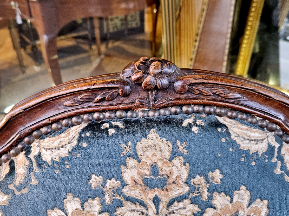 Armchair Stamped Falconet Louis XV XVIIIth Period -photo-1