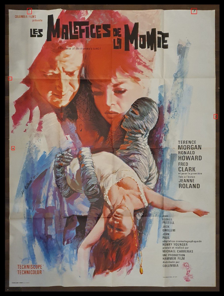 Poster Of The Movie Les Malefices De La Momie Michael Carreras-photo-2