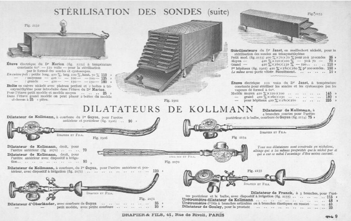 Objet De Curiosité Médical : Dilatateur Kollmann Maison Drapier-photo-1