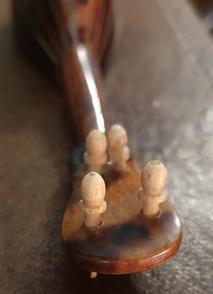 Objet De Vitrine : Petite Mandoline De Poupée-photo-6