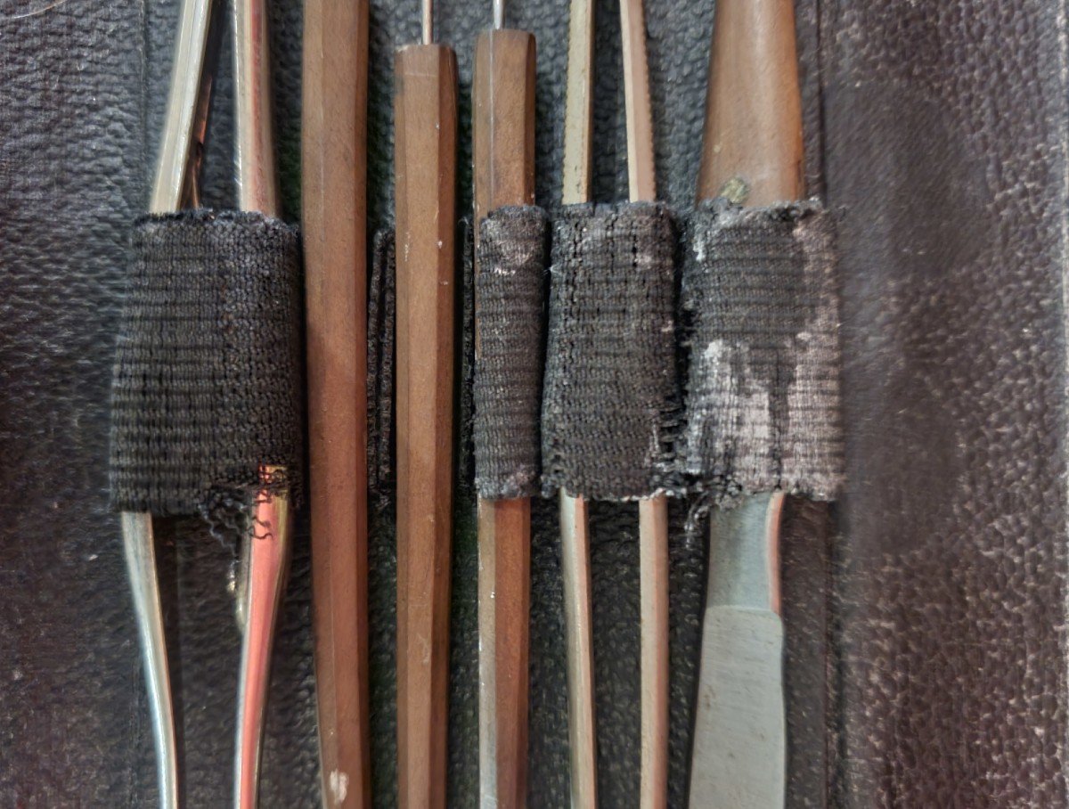 Objet De Curiosité Scientifique : Trousse De Dissection De Chirurgien De Campagne-photo-8