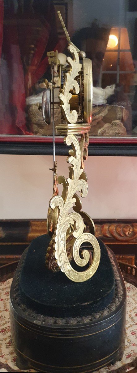 19th Century Gilt Bronze Mantel Clock With Pons Breveté Movement-photo-7