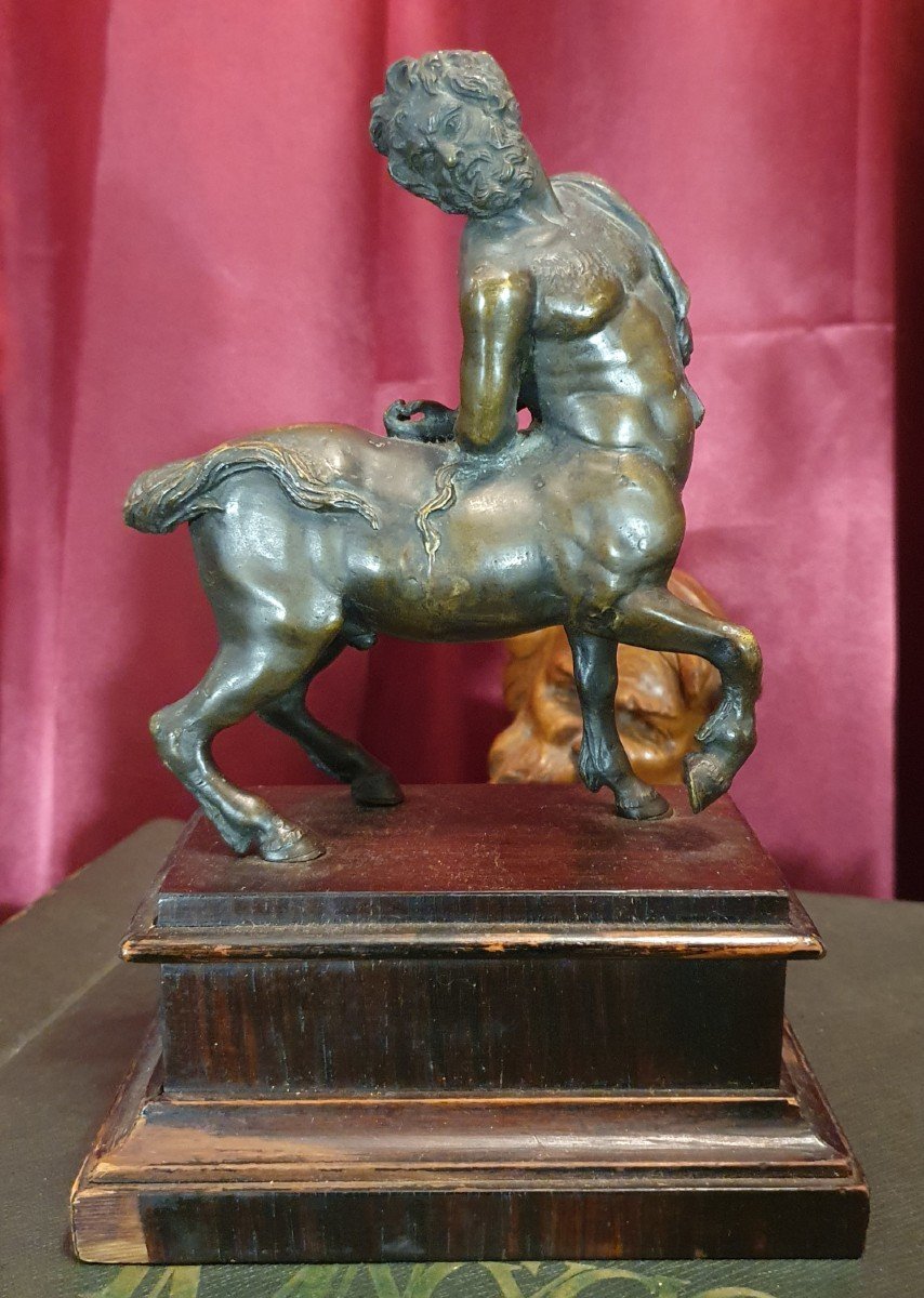 Pair Of Bronzes, Grand Tour Sculptures, Two Furietti Centaurs-photo-2