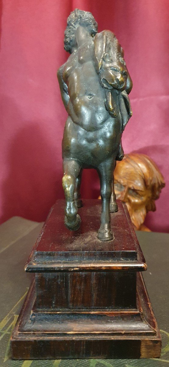 Pair Of Bronzes, Grand Tour Sculptures, Two Furietti Centaurs-photo-3