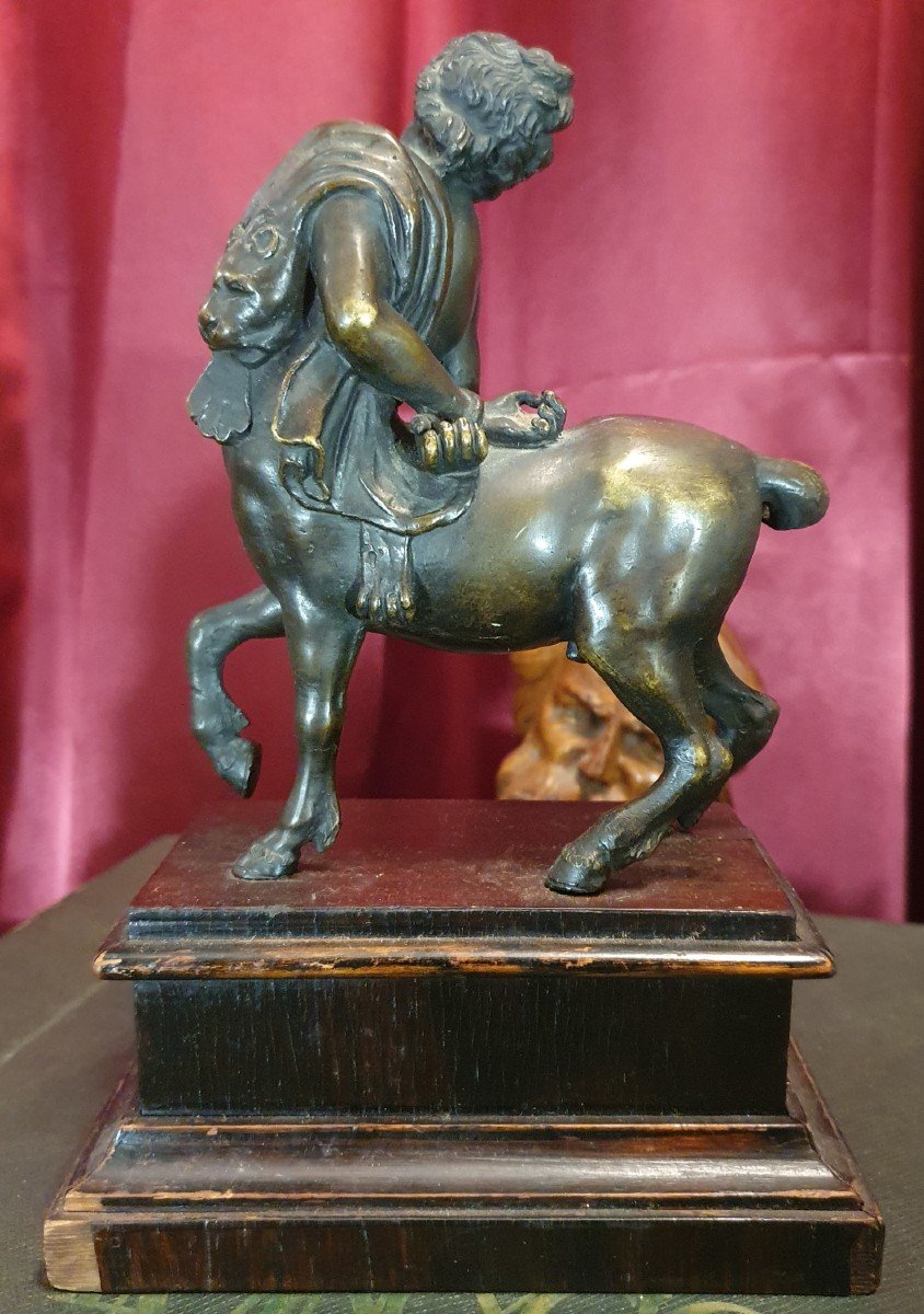 Pair Of Bronzes, Grand Tour Sculptures, Two Furietti Centaurs-photo-4