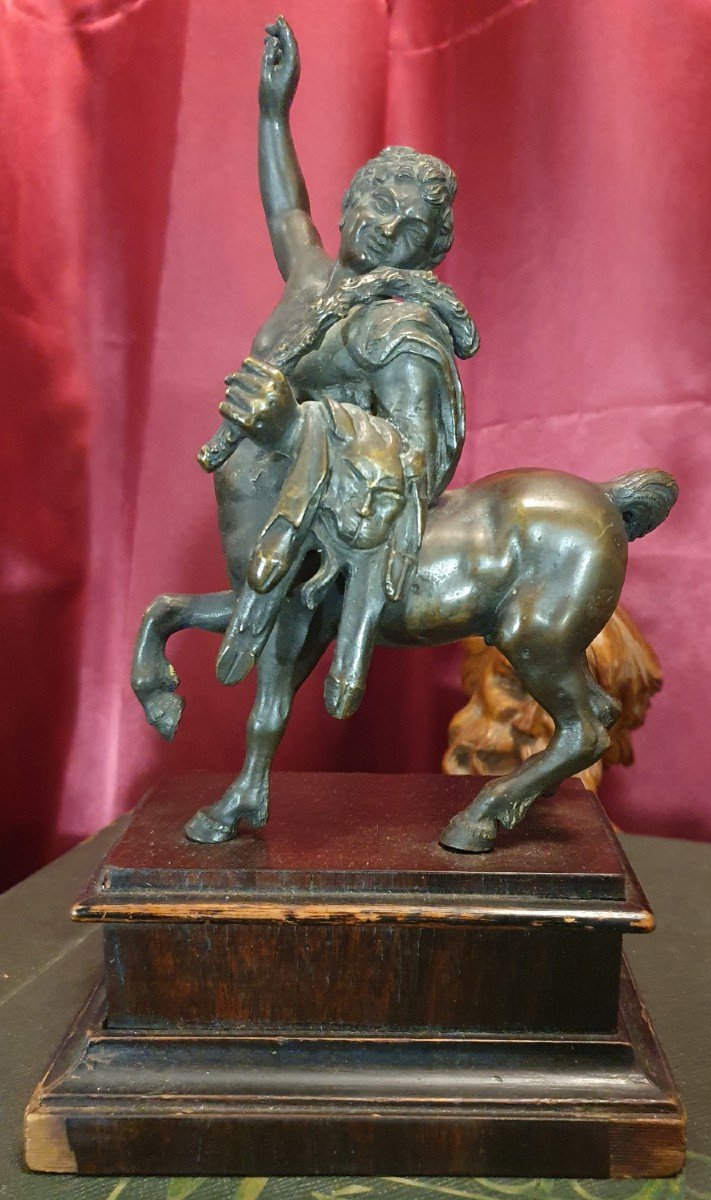 Pair Of Bronzes, Grand Tour Sculptures, Two Furietti Centaurs-photo-3