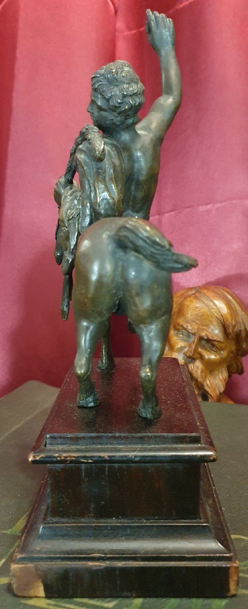 Pair Of Bronzes, Grand Tour Sculptures, Two Furietti Centaurs-photo-4