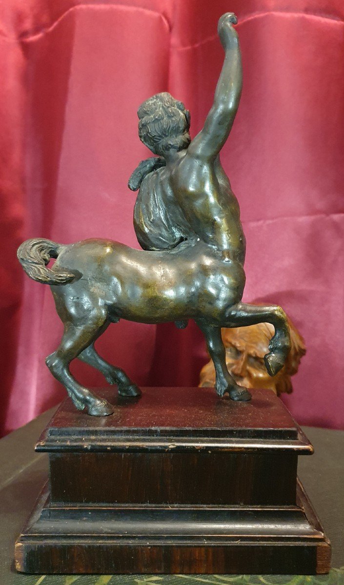 Pair Of Bronzes, Grand Tour Sculptures, Two Furietti Centaurs-photo-5