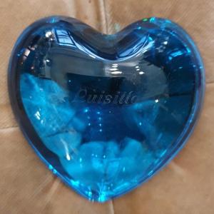 Baccarat Crystal Turquoise Paperweight