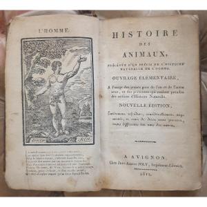 Ouvrage Anonyme l'Histoire Des Animaux Précédée d'Un Précis De l'Histoire Naturelle De l'Homme