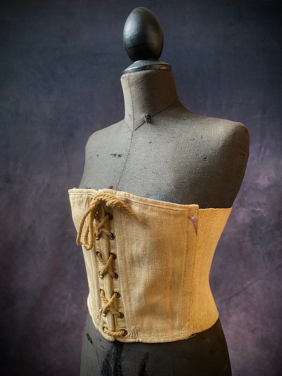 Ancien Mannequin  Avec Corset Vintage-photo-3