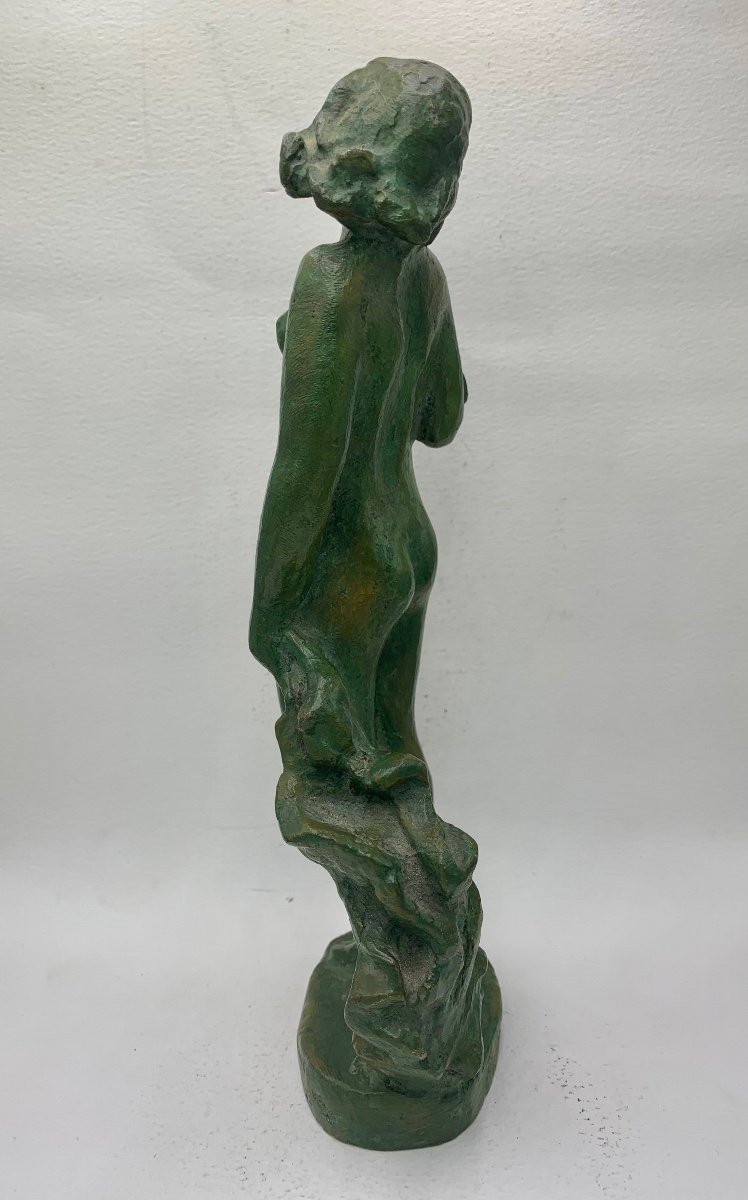 Bronze Art Deco Figure-photo-3