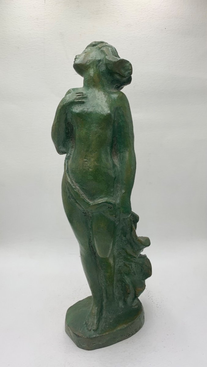 Bronze Art Deco Figure-photo-5