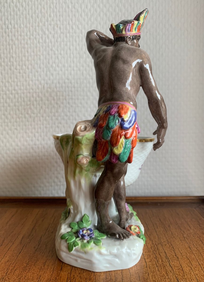 Meissen - Mohr An Dose Figure-photo-3