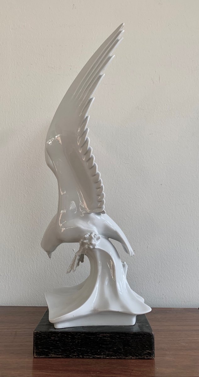 Meissen - Porcelain Figure Seagull-photo-3