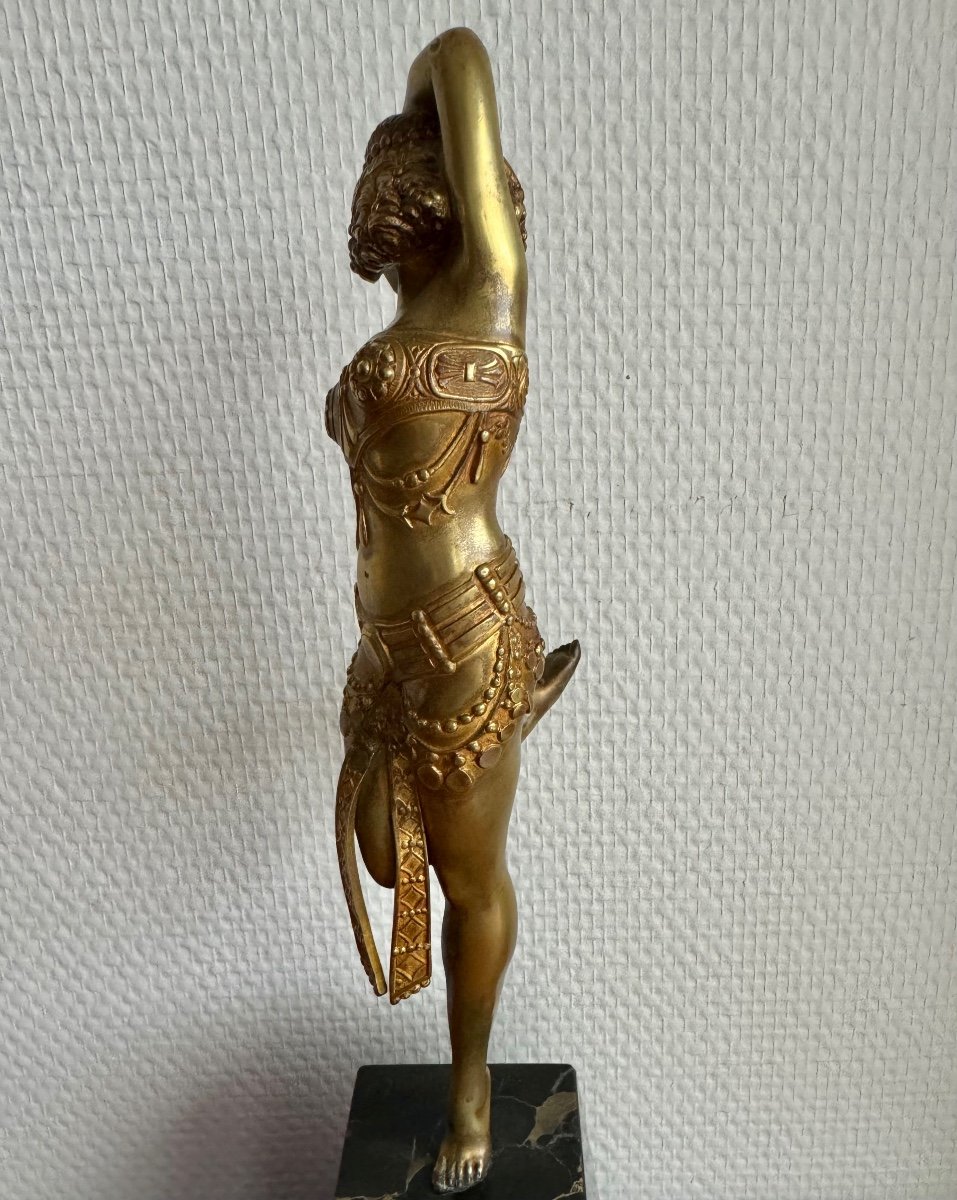 Samuel Lypchytz Bronze Sculpture, Javanese Dancer-photo-4