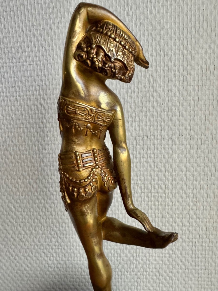 Samuel Lypchytz Bronze Sculpture, Javanese Dancer-photo-4