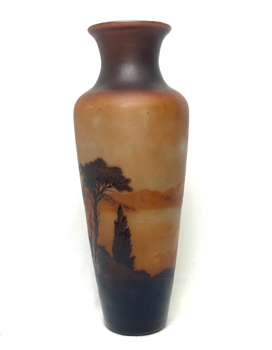 Paul Nicolas d'Argental, Lake Landscape Vase-photo-2