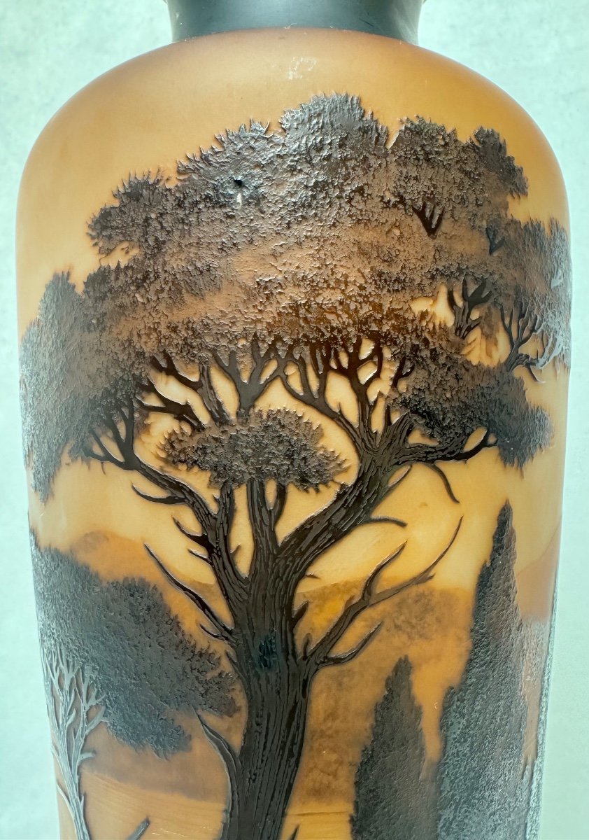 Paul Nicolas d'Argental, Lake Landscape Vase-photo-5