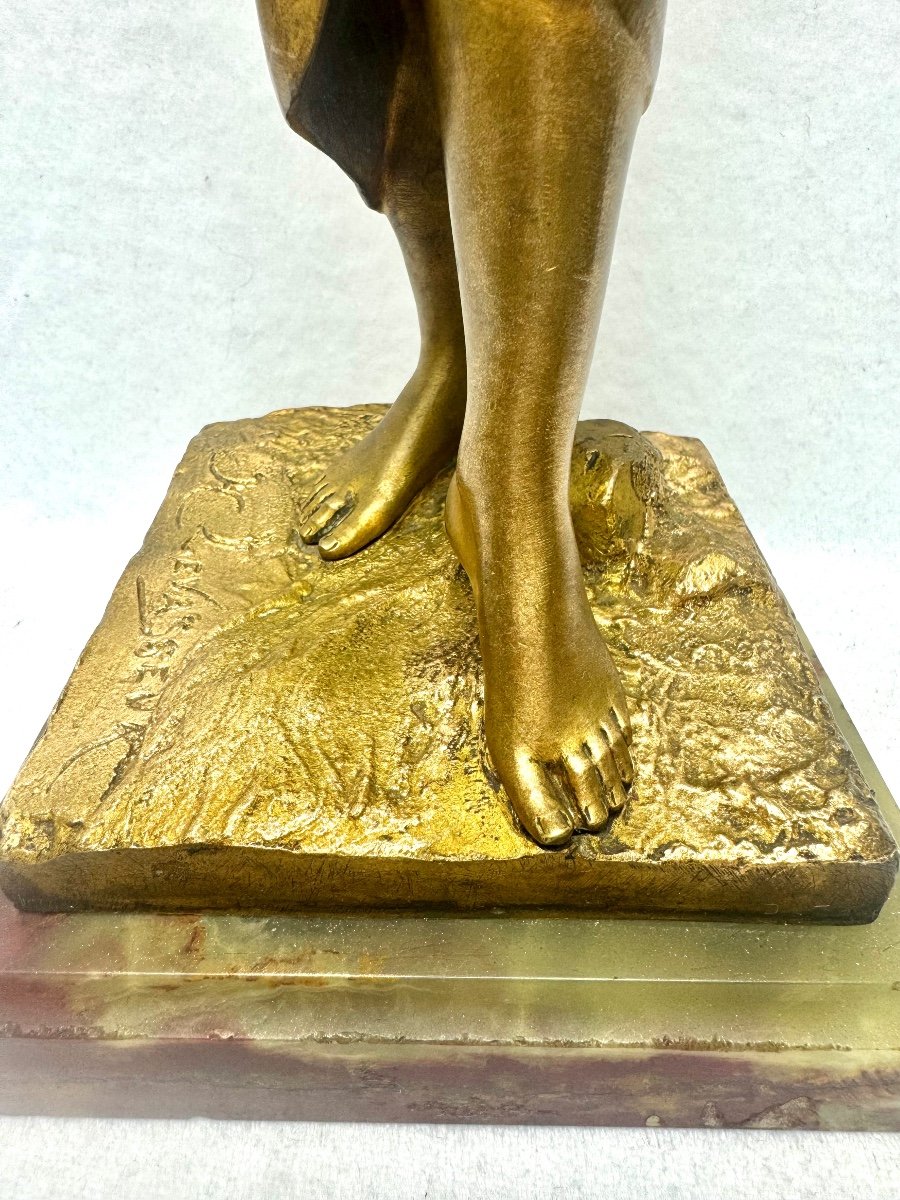 Henri-Louis Levasseur Sculpture En Bronze-photo-3