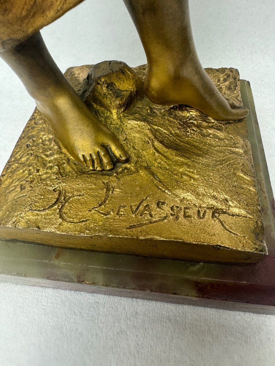Henri-Louis Levasseur Sculpture En Bronze-photo-4