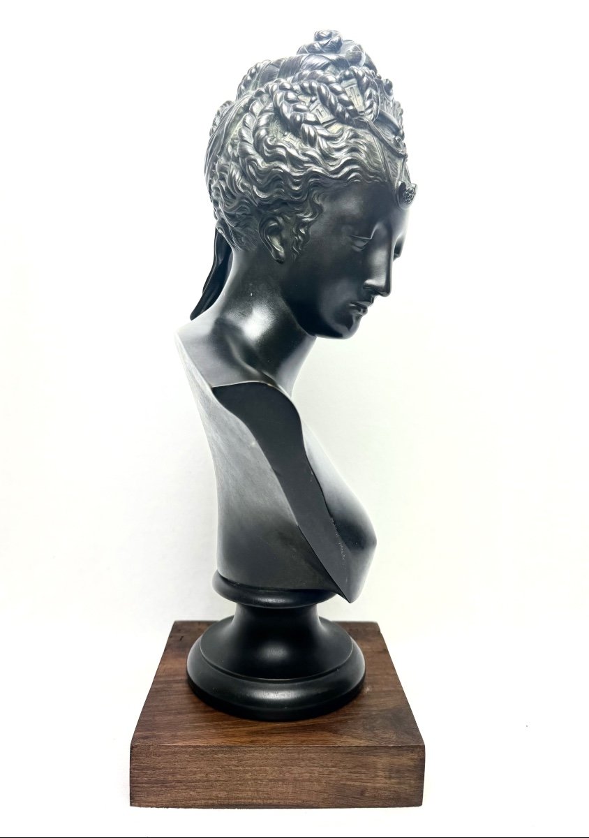 Buste en Bronze De Diane De Poitiers, D’après J. Goujon-photo-4