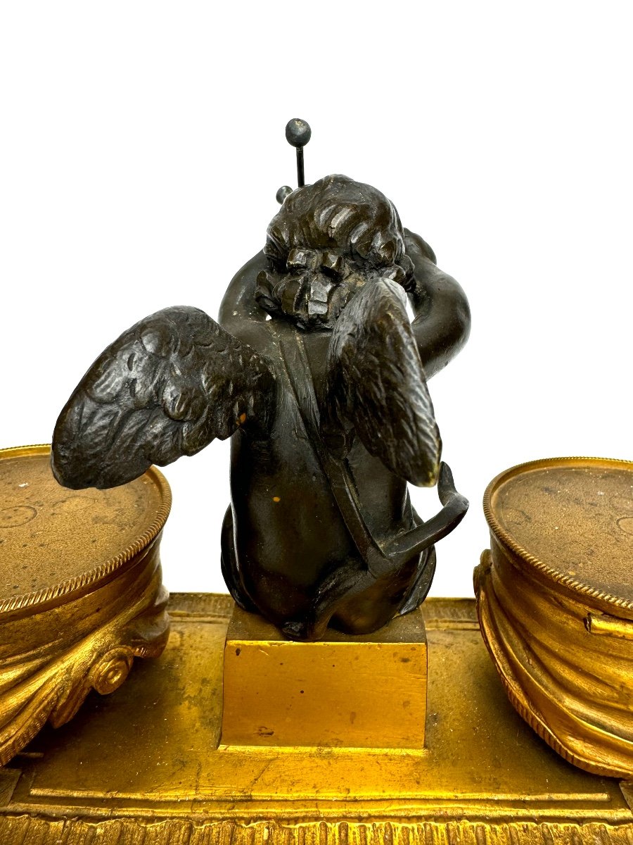 Encrier En Bronze L’amour Timbalier-photo-1