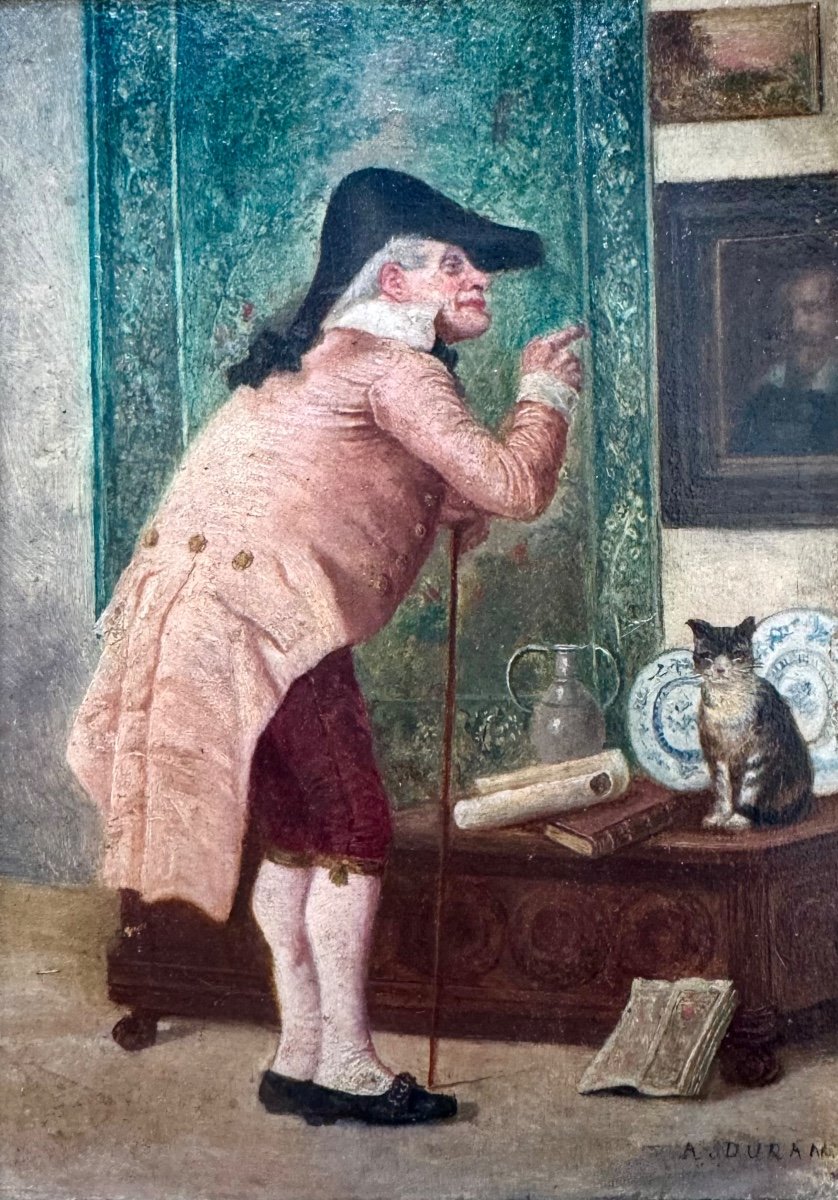 A. Duran - Le Vieux Monsieur Et Le Chat-photo-2