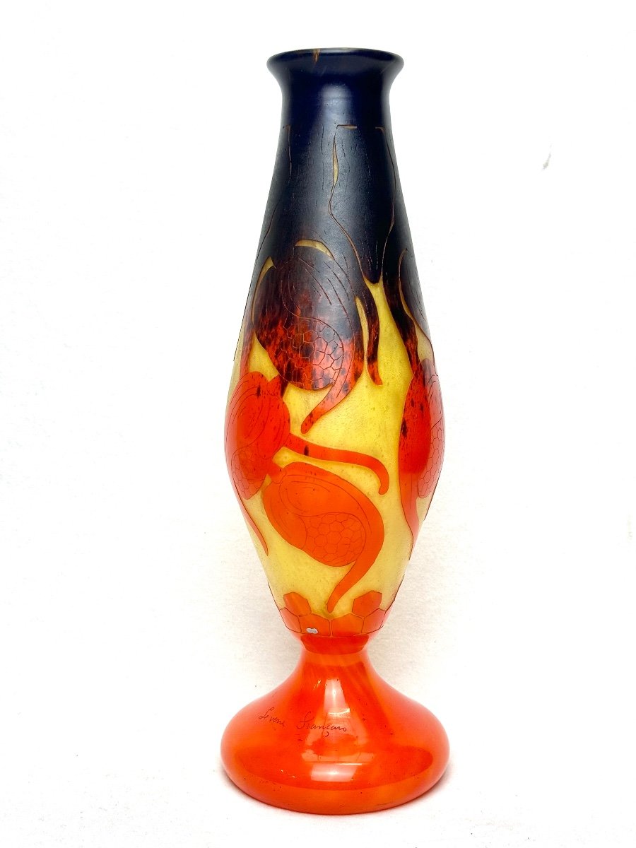 French Glass - Hop Vase -photo-2