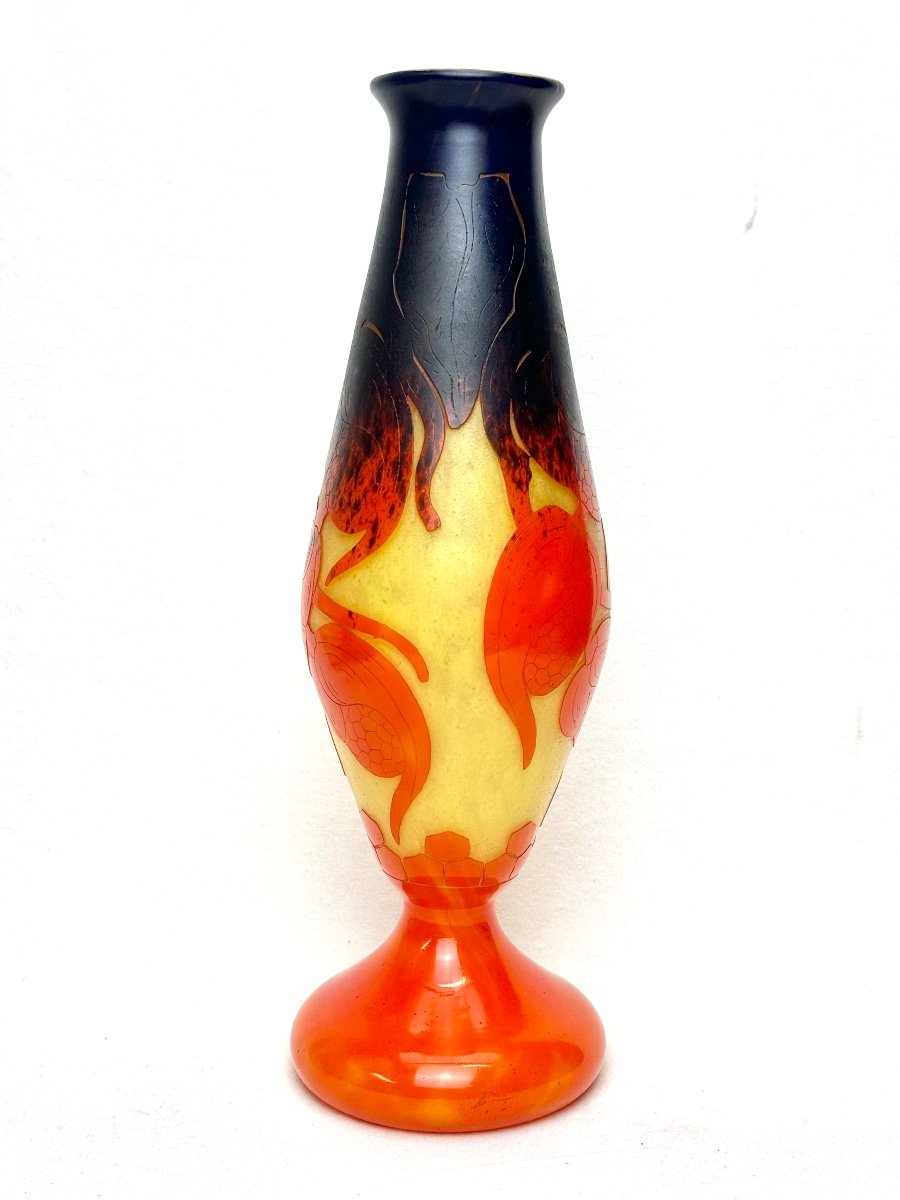 French Glass - Hop Vase -photo-4