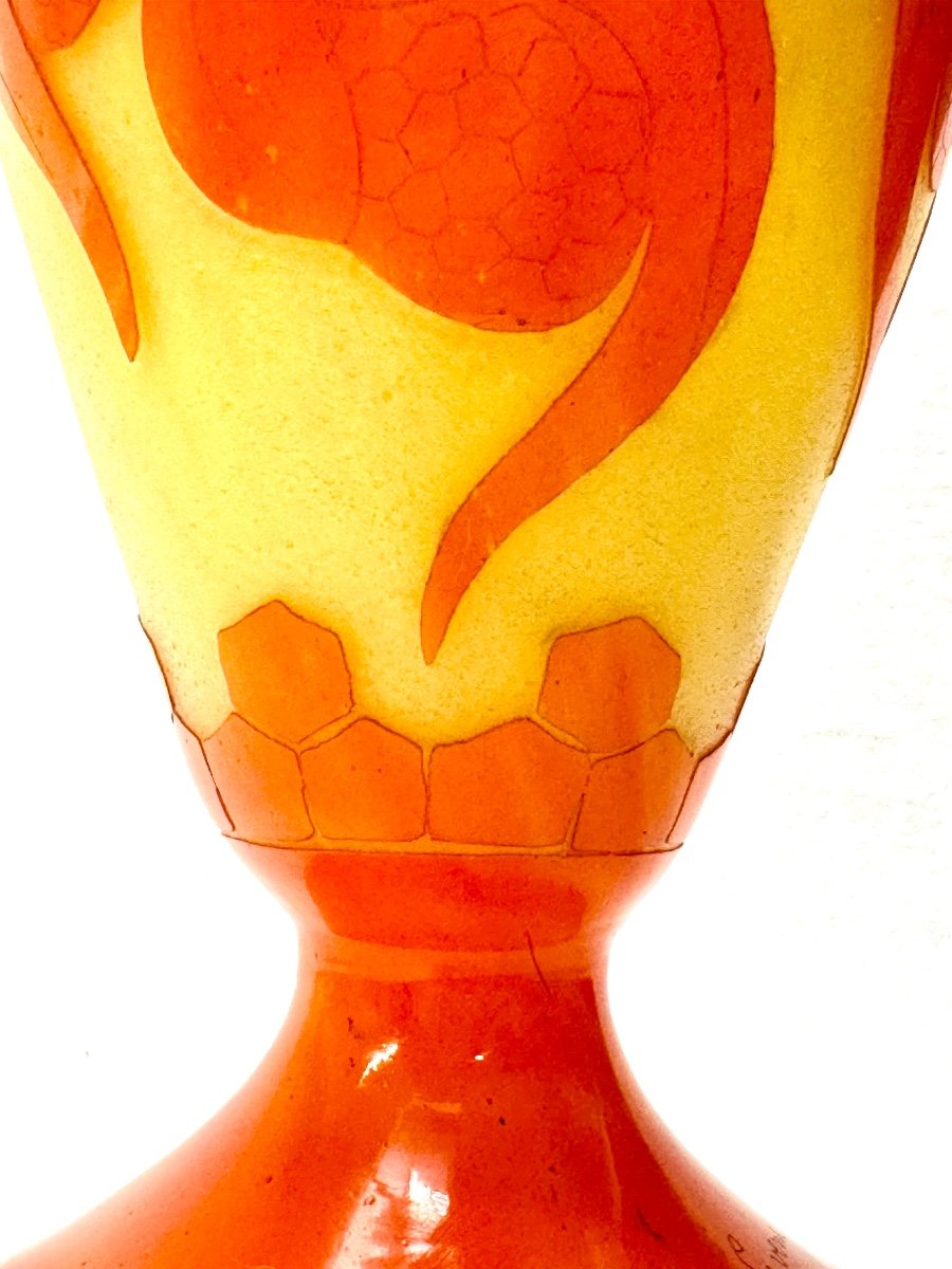 French Glass - Hop Vase -photo-6