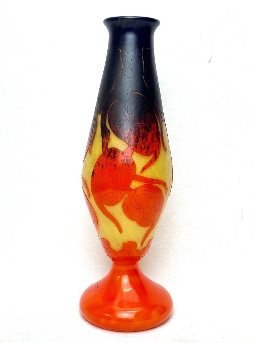 French Glass - Hop Vase 