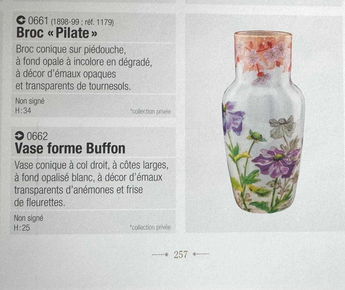 Legras - Buffon Shaped Vase With Anemones Decor -photo-6